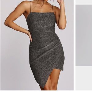 Dark Gray Homecoming Dress